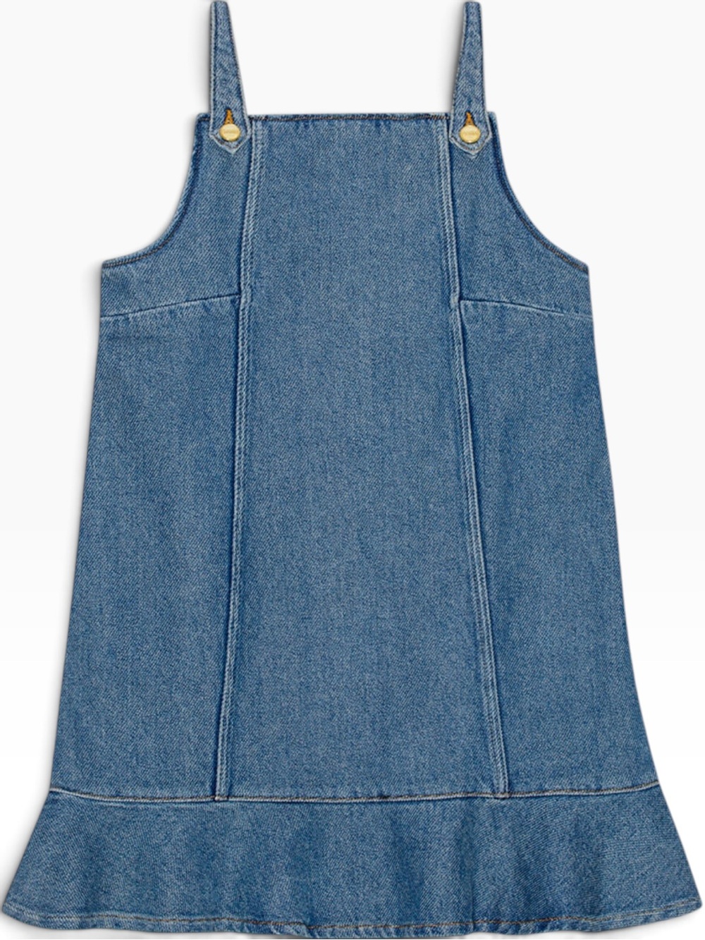 GANNI Blue Denim Mini Dress